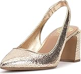 Vince Camuto Women's Hamden Pump, Gold, 7