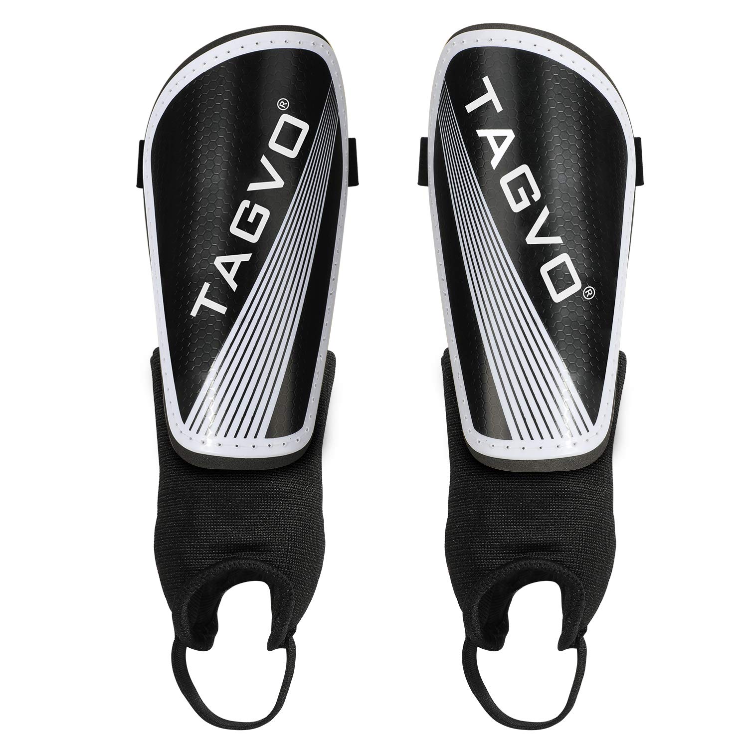 Photo 1 of TAGVO Soccer Shin Guards for Kids Youth - Protective Soccer Equipment for Boys Girls - Adults Men Women Soccer Shin Guards - Soccer Shin Pads for Kids 3-16 Years Old Girls Boys, High Impact Resistant