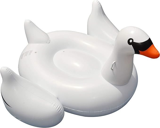 giant blow up swan