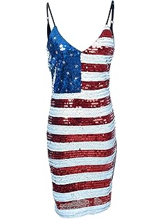 patriotic sequin dress