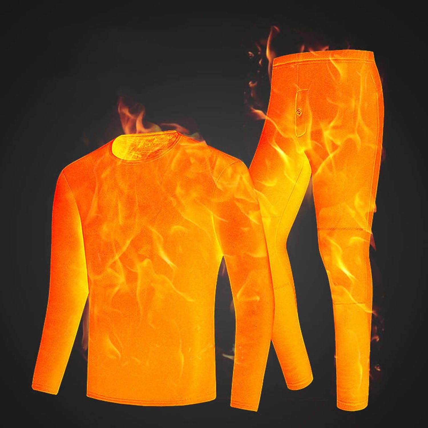 Electric Heated Thermal Underwear Set, Winter Base Layer Set Men's