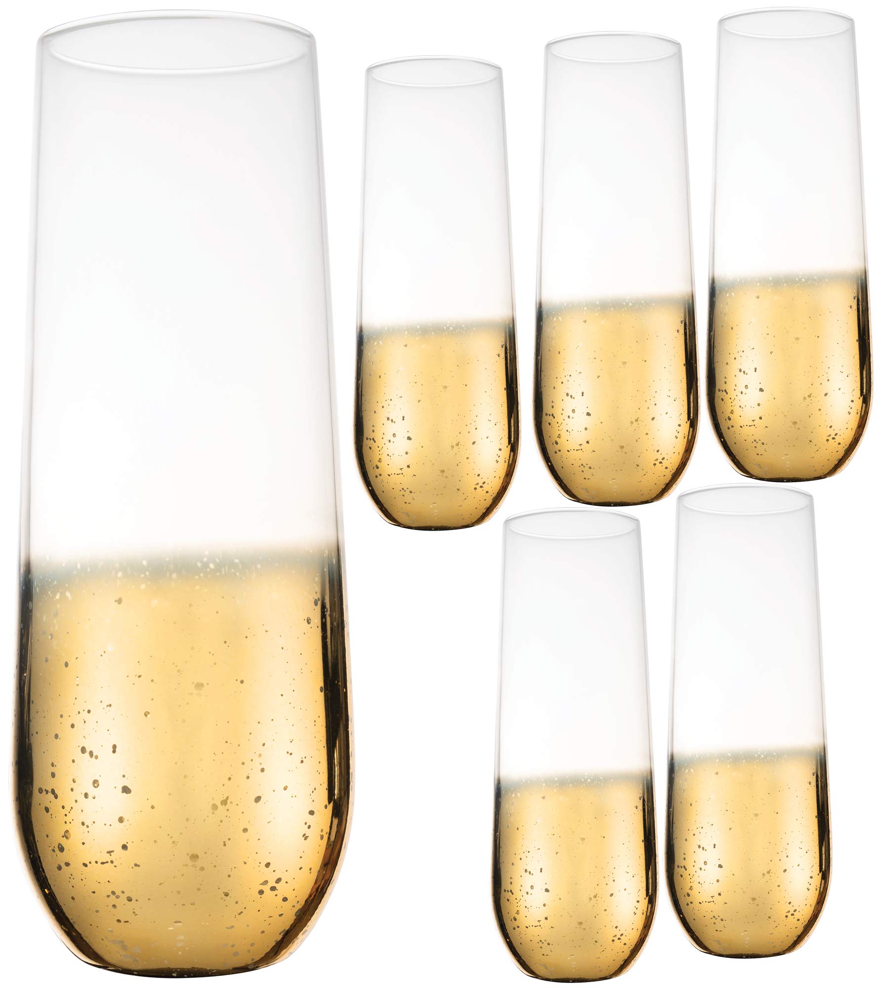 Buy Kitchen Lux 10oz Highball Tumblers Set of 6 Drinking Glasses