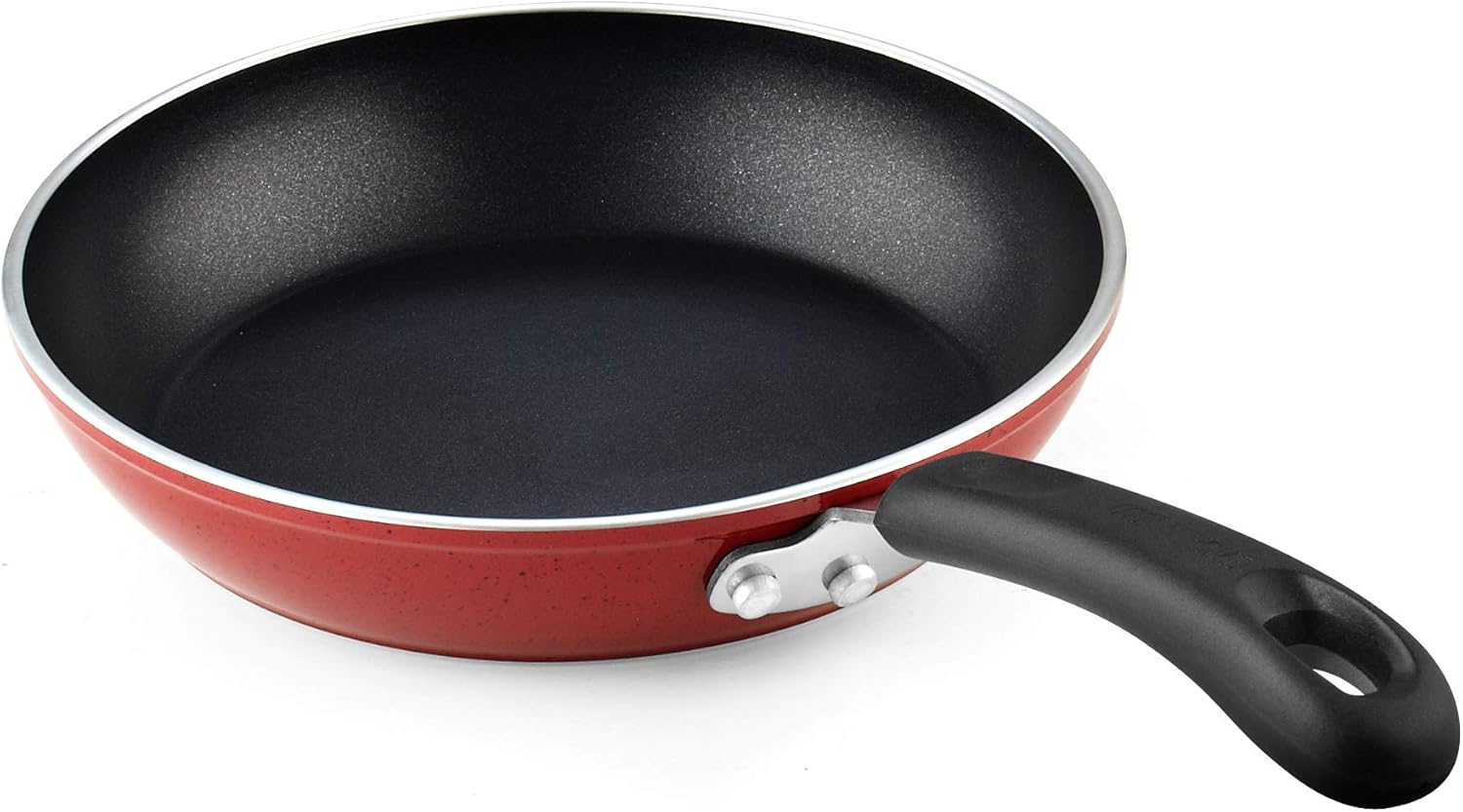 Cook N Home 2612 Nonstick Saute Fry Pan Set, 8, 9.5, and 11-Inch, Marble Red: Kitchen & Dining
