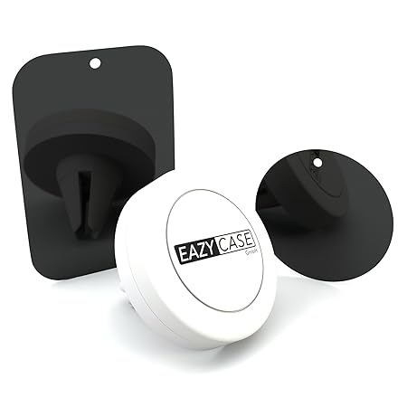 EAZY CASE Universelle Magnethalterung, KFZ Halterung für Smartphones, 360° drehbar I Handyhalterung, Handymagnethalter, Smart