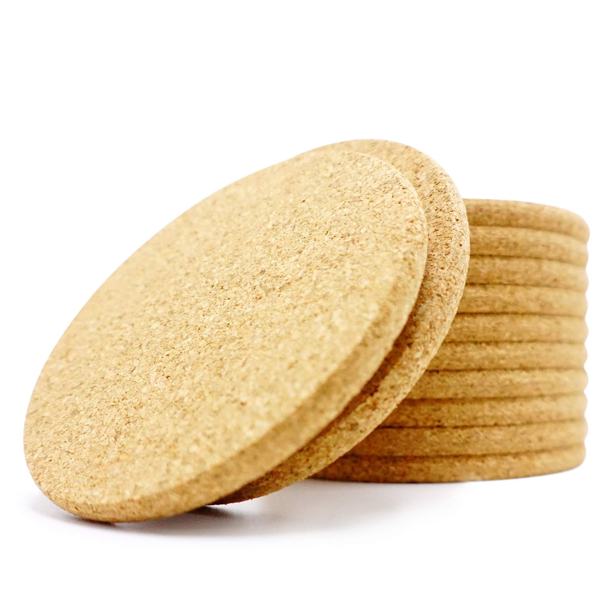 Super Absorbent Coasters for Kitchen Table, Cork Coasters for Drinks