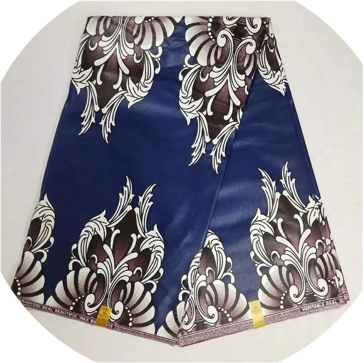2019 African Java Wax Prints Fabric 6 Yards for Ankara Style Dress 100% Cotton African Java Wax Fabric for Sewing