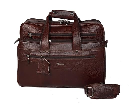 ROYAL LEATHER EMPORIUM Brown Office Bag