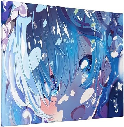 Amazon Co Jp フレームレス装飾画 アニメ ゼロから始める異世界生活 油絵 モダンポスター フレームレス装飾画 インテリア絵画 壁掛け アートポスター 額縁なし モダン 新築飾り 贈り物 キャンバス寝室の装飾風景 壁の絵 インテリア装飾40x50cm フレームレス ホーム