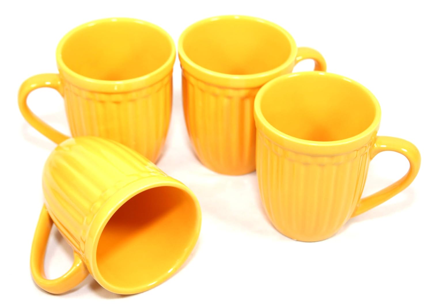 Buy Yellow Mug (Set of 4) Online at Low Prices in India Amazon.in