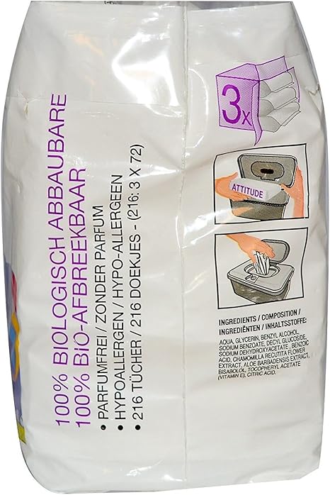 attitude baby wipes