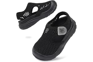 JIASUQI Toddler Sandals Boys Girls Wide Summer Barefoot Sandals Kid Lightweight Water Shoes for Beach Swim