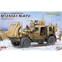 Amazon.com: RYE FIELD MODEL RFM5032 5032 1/35 US MRAP ATV M1240A1  