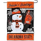 Oklahoma State Cowboys Holiday Winter Snow Garden Banner Flag