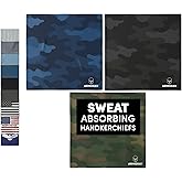 ARMORAY Sweat Absorbing Towel Handkerchief – Quick-Dry Microfiber Gym Towels for Face, Hands & Body – Workout Towel for Men, Sport Rag, Perfect for Tennis, Pickleball & Sauna Use by Women