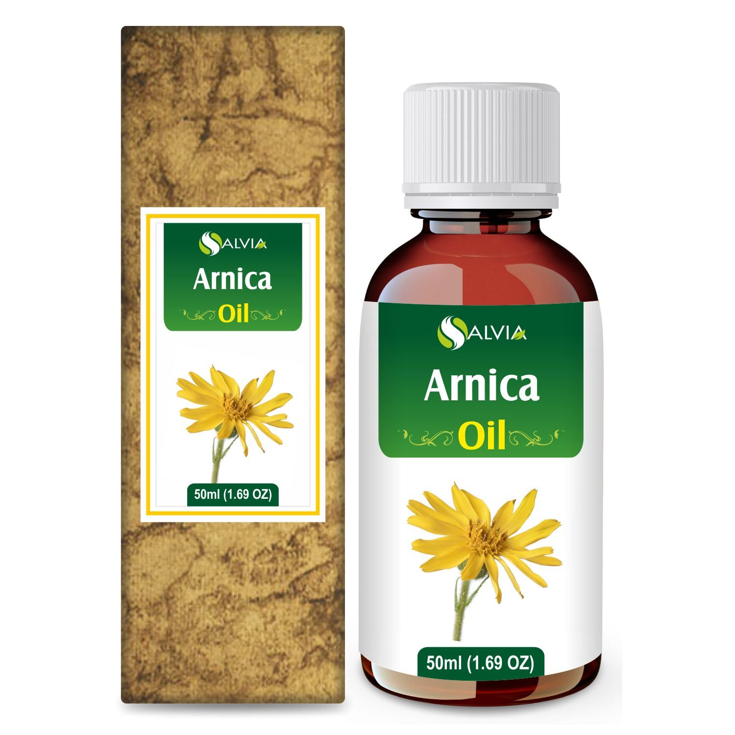 Arnica (Arnica Montana) Essential Oil by Salvia Bottle 100% Natural Undiluted Premium Oil (50 ml)