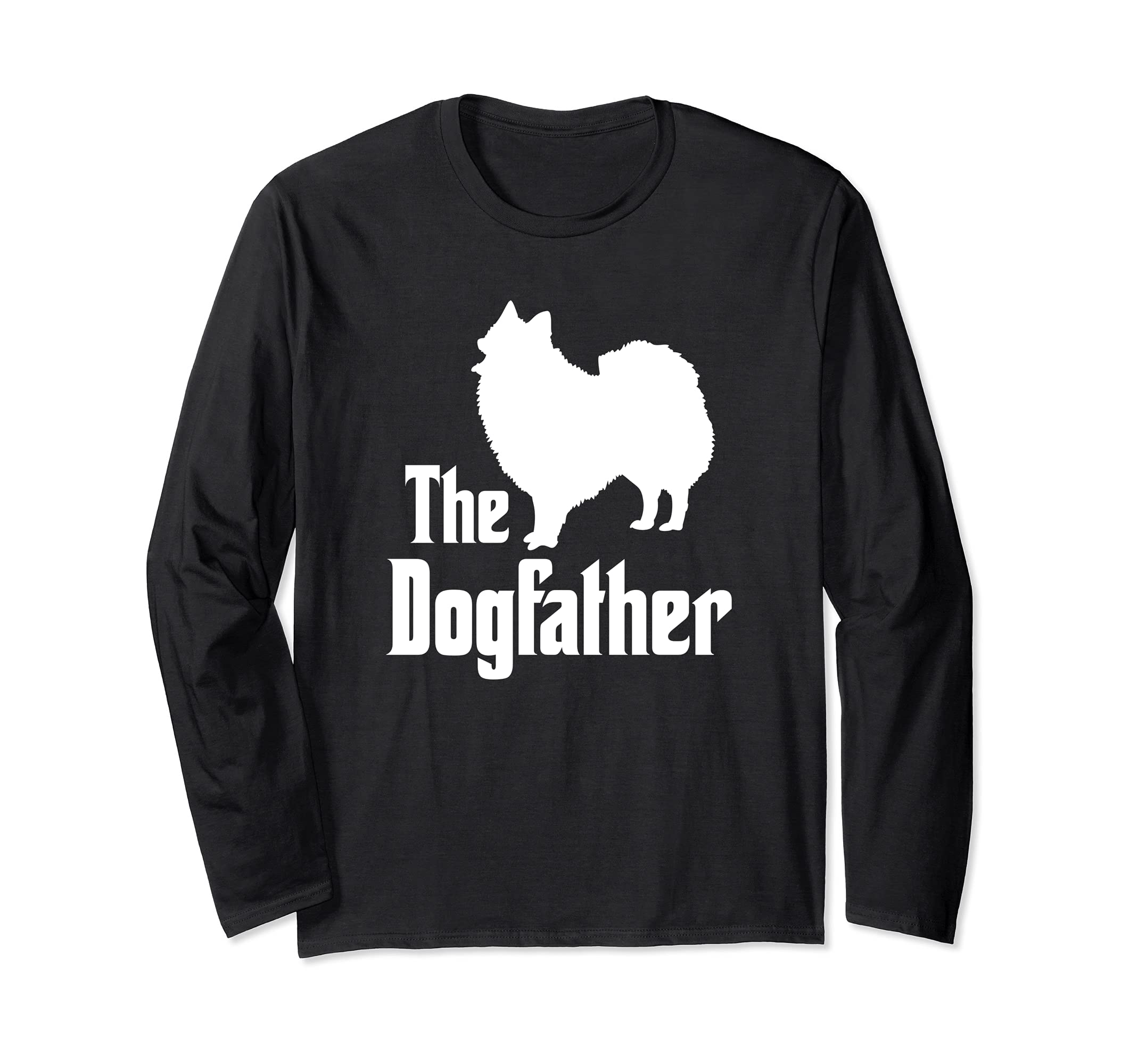 The Dogfather - funny dog gift, funny Japanese Spitz Long Sleeve T-Shirt