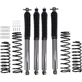 maXpeedingrods 2.5" Suspension Lift Kit for Jeep Wrangler JKU 2007-2018 | 2.5" Suspension Lift Kit for Jeep Wrangler JK Unlimited 2007-2018 JKU Front Rear Coil Springs Brake Line Relocation Brackets