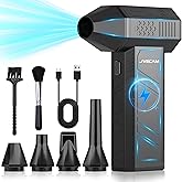 JVSCAM X3 Compressed Air Duster - Electric Air Duster with Brushless Motor,3 Gear Adjustable - mini Snow Blower- Rechargeable