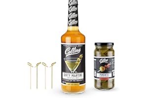 Collins 10303 Dirty Martini Kit Mixers, Stainless Steel, Copper