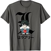 Death Note Crouching Chibi L Anime T-Shirt