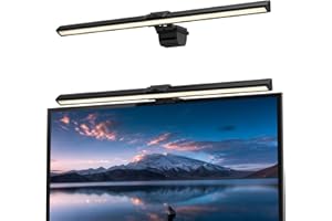 Monitor Light Bar 16" - Computer Monitor Lamp, Hand-Sweep Sensor Function, Screen Monitor Lamp for Eye Caring, Adjustable Bri