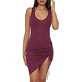 Becca Women's Standard Breezy Basics Dress, V-Neck, Casual, Beach Cover Ups