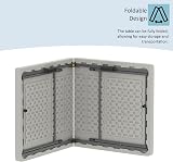 Home Vida 4ft Folding Table Heavy Duty Outdoor Indoor Buffet Trestle view 8