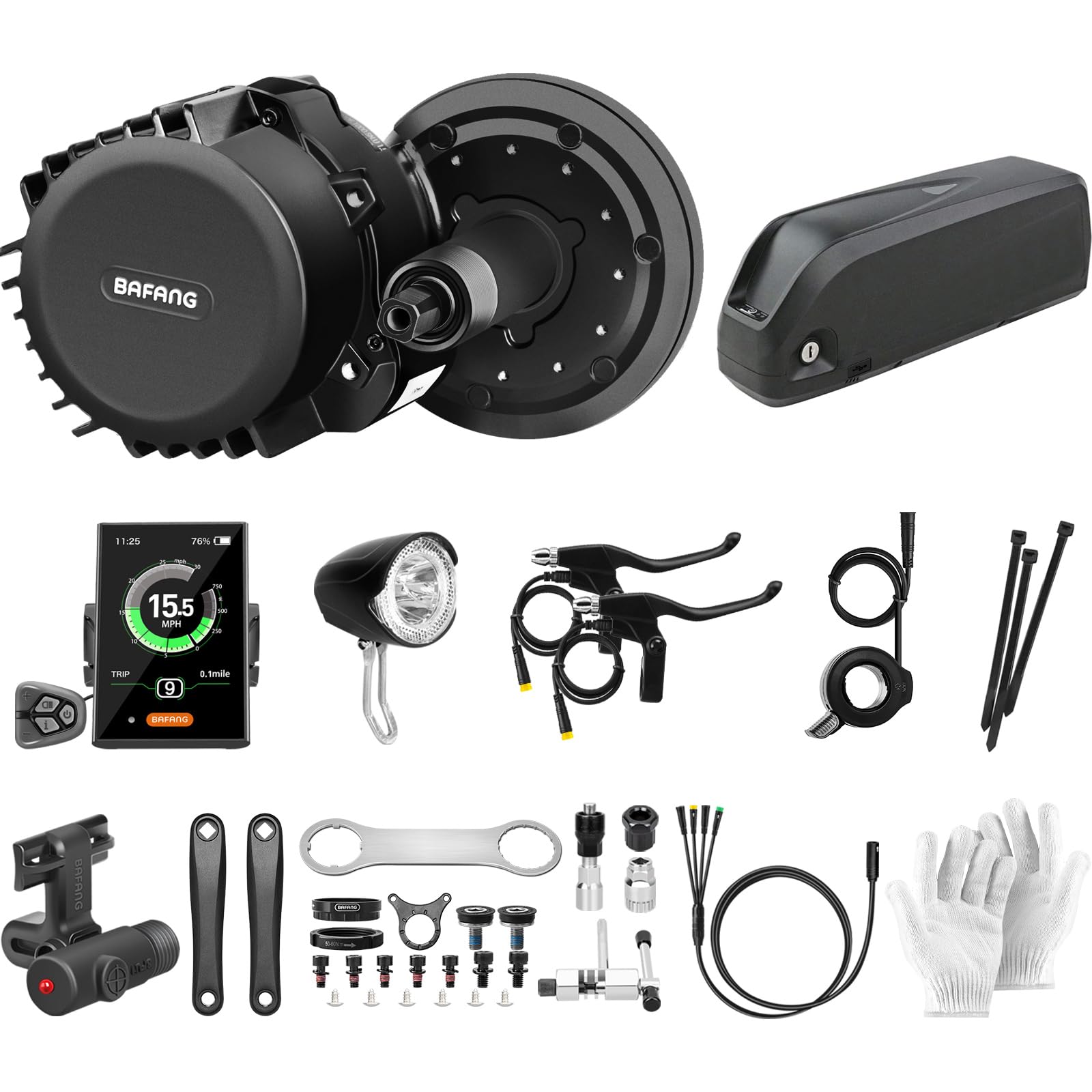 Bafang 1000w 48V Central Motor with BBS03 Battery