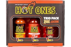 Hot Ones Hot Sauce Gift Set Mini Dab Challenge | Buffalo, Classic, & Last Dab Xperience Mini (3-Pack)