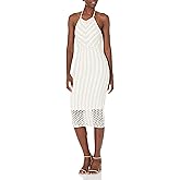 GUESS Womens Sleeveless Simona Crochet Tie Back Dress
