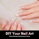 Makartt Medium Coffin Nails 500pcs 10 Sizes Clear Nail Tips for Gel Extensions view 5