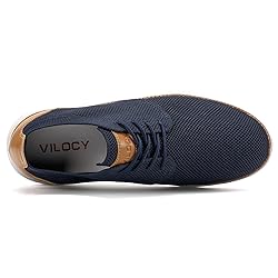 VILOCY Men's Fashion Dress Sneakers Casual Walking