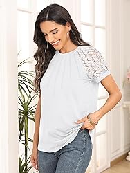 AUTOMET Womens Summer Tops Spring Shirts Trendy