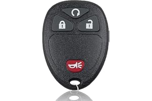 JUGMEW Key Fob Keyless Entry Remote Control Compatible with Chevy Silverado Avalanche Captiva Equinox Tahoe Traverse, GMC Sierra Acadia Savana Yukon Car Key Replacement for OUC60221, OUC60270(1-Pack)