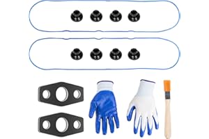 ORAEVY Valve Cover Gasket Set,Compatible with 4.8L 5.3L 5.7L 6.0L 6.2L 7.0L V8 Chevy Silverado Suburban Tahoe Trailblazer GMC Sierra Yukon Envoy Cadillac Escalade - Replace 12637683 VS50504R1