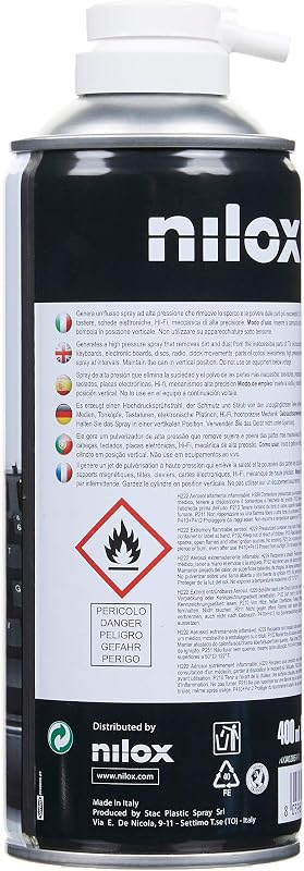 , spray de ar comprimido, spray de ar comprimido para limpar cadernos, impressoras e dispositivos, com palha para limpeza precisa e delicada, sem resíduos, tamanho 400 ml