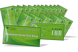 Clinical Guard Ovulation Test Strips Pack of 10 - Accurate Measurement Within 5 min - Ovulation Tests Cost-Effective Fertility Test for Women