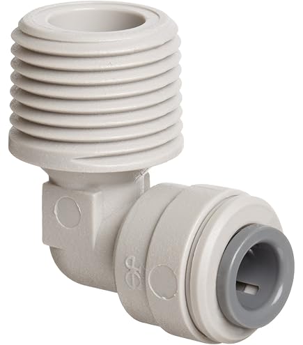 John Guest Straight Adaptor 3/8" Pushfit X 1/4" BSPT Male