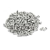uxcell 200pcs M2.5 x 6mm Knurled Shank Round Head