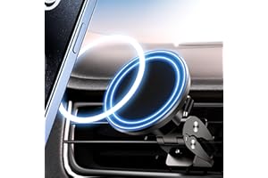 BHHB for MagSafe Car Mount, Magnetic Phone Holder for Car Vent, [2024 Upgraded Magnet] 360° Rotation Car Phone Holder Mount, Car Accessories Fits for iPhone 15 14 13 12 Series & Magsafe Case