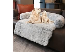 Dogs/Cats Bed Mats, Couch Cover for Dogs, Sofa Style Luxurious Mat for Pets, Waterproof Lining and Nonskid Bottom Perfect on 
