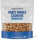 Amazon Grocery, Fancy Whole Cashews, Roasted &amp; Sea Salted, 44 Oz (Previously Happy Belly, Packaging May Vary)