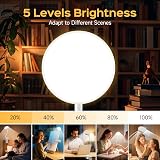 One Fire Clip On Reading Light 3600mAh USB Battery 5 Brightness 5 Colors view 3
