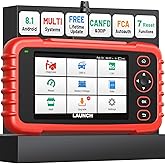 Launch OBD2 Scanner CRP123X V3.0 Elite, 2026 Lifetime Free WiFi Update Scan Tool, FCA SGW, CANFD&DoIP, SAS/Throttle/Brake/BMS/D-P-F/Oil/ABS Service Multi Systems Car Scanner, Battery Test, Auto VIN