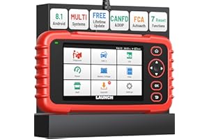 Launch OBD2 Scanner CRP123X V3.0 Elite, 2026 Lifetime Free WiFi Update Scan Tool, FCA SGW, CANFD&DoIP, SAS/Throttle/Brake/BMS/D-P-F/Oil/ABS Service Multi Systems Car Scanner, Battery Test, Auto VIN