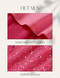 DRESSTELLS Womens Sequin Cocktail Party Dress