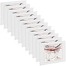 US Art Supply 4 X 4 inch Professional Artist Quality Acid Free Canvas Panel Boards 12-Pack (1 Full Case of 12 Single Canvas Panel Boards)