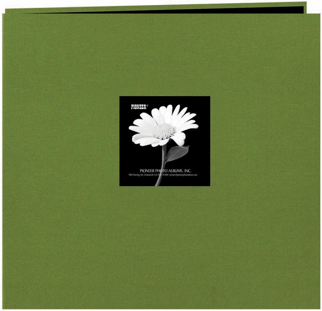 Pioneer Photo Albums Scrapbook, Herbal Green, 12" x 12"