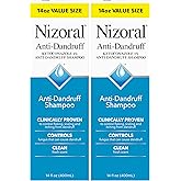 Nizoral Anti-Dandruff Shampoo with 1% Ketoconazole, Fresh Scent, 14 Fl Oz (Pack of 2)