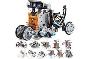 14-in-1 Solar Robot Kit for Kids, Stem Projects for Kids Age 8-12, Educational STEM Science Toy, DIY Solar Power Building Kit